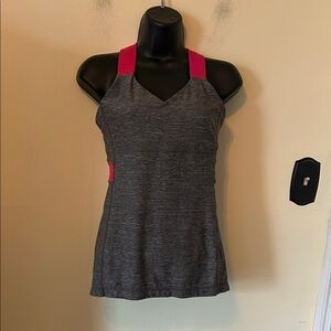 Lululemon Push Your Limits Women’s Gray & Pink Tank Top